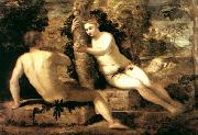 TINTORETTO, Jacopo Adam and Eve ar